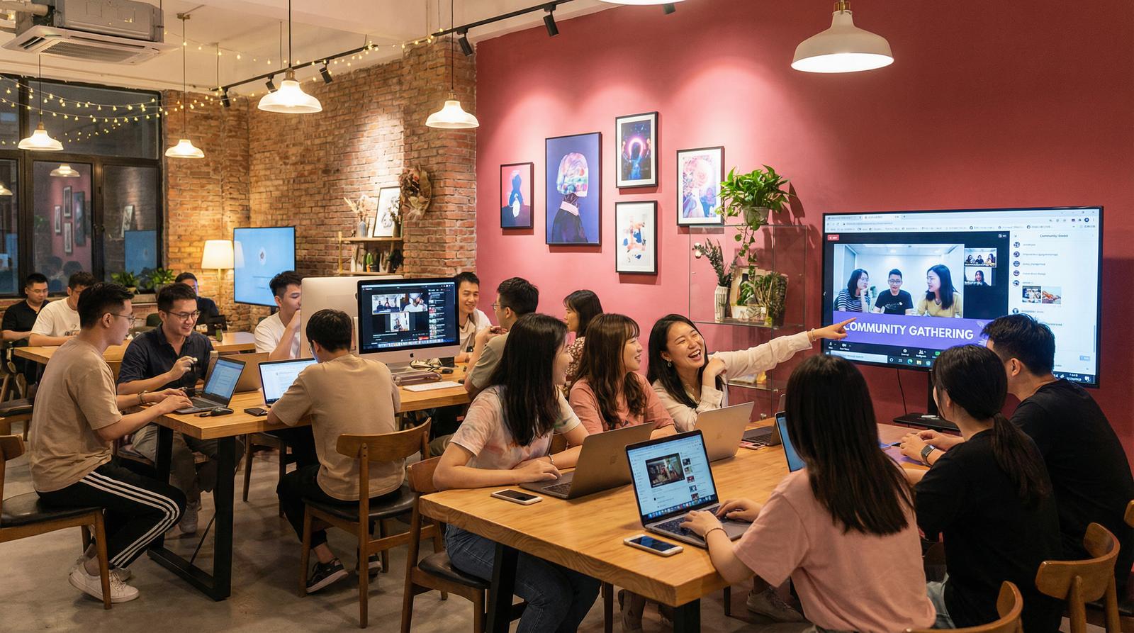 媚黑传媒社区活动